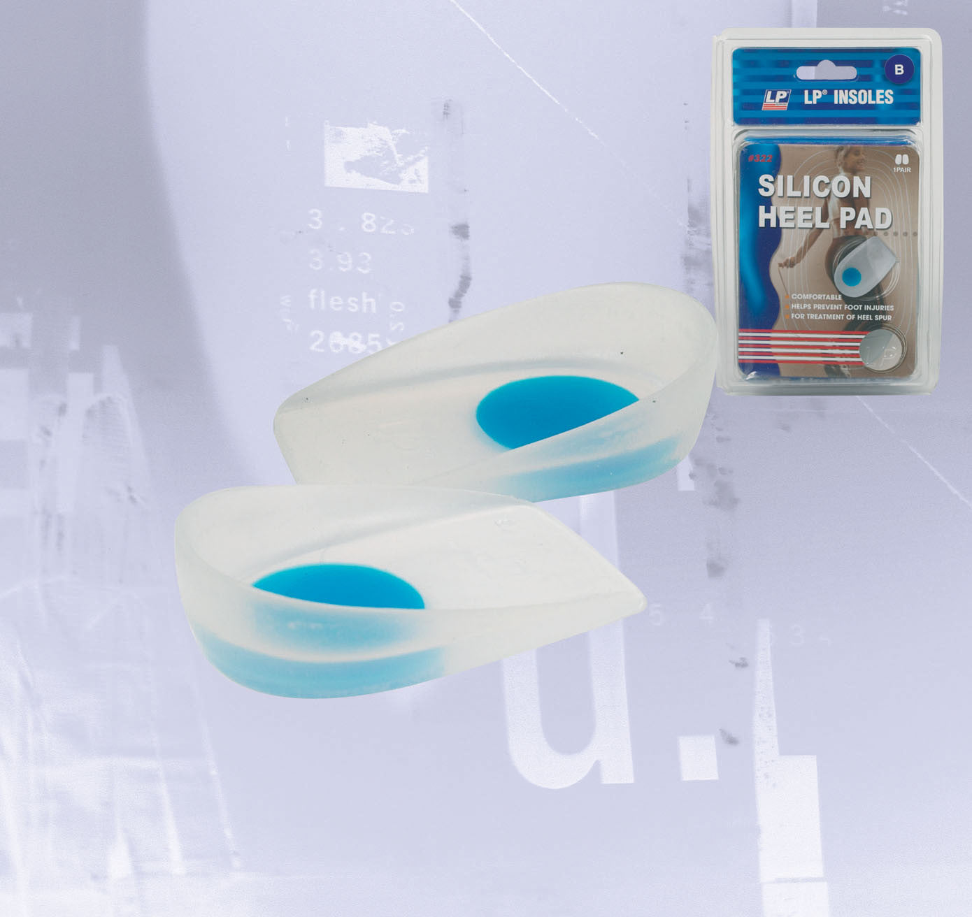 LP Silicone Heel Pad 322